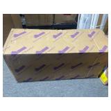 Furniture of America Keyhole Faux Leather Counter Height Chairs (Set of 2) Pewter -Retail $321.49