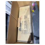 Furniture of America Keyhole Faux Leather Counter Height Chairs (Set of 2) Pewter -Retail $321.49