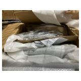 Glitzhome 46"H Mid-Century Modern Adjustable Swivel 2-piece Bar Stool Set - Grey Retail $335.98