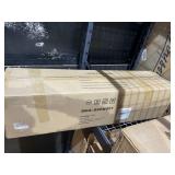 SUNCROWN 7FT Premium Artificial Christmas Tree, Snow Flocked Hinged Pine Tree with Solid Metal Stand for Outdoor and Indoor Holiday Decor in Green and White Retail $99.99