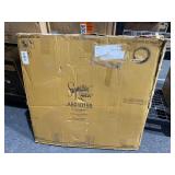 Elodie Black/Gold Finish Accent Mirror - 38"W x 1"D x 38"H Retail $278.49