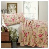 Cozy Line 3 Piece Queen Size Quilt Set Retail: $52.99