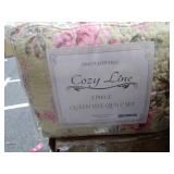 Cozy Line 3 Piece Queen Size Quilt Set Retail: $52.99
