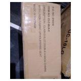 Clarksville Black Double X-back Chairs with Linen Fabric (Set of 2)- Retail:$164.16