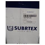 Subrtex 2" Gel-infused Memory Foam RV Mattress Topper Twin XL - Retail:$99.49