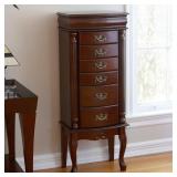 Richmond Medium Mahogany Jewelry Armoire Retail $181.79