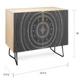 Deny Designs Grey Mandala Credenza Retail:$679.99