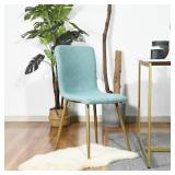 FurnitureR Scargill Sky Blue Upholstered Textured Fabric Dining Chairs (Set of 4) Retail: Retail: Retail: $284.99