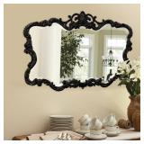 Allan Andrews Talida BlackWall Mirror - Black- Retail:$219.49