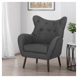 Almador Fabric Accent Chair by Christopher Knight Home- Retail:$365.49