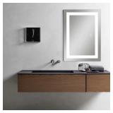 LED Illuminated Wall-mounted Bathroom Anti-fog Makeup Mirror with Dimmer- Retail:$179.99