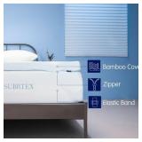 Subrtex 2" Gel-infused Memory Foam RV Mattress Topper Twin XL - Retail:$99.49
