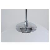 1-Light Pendant with 14 inch Frosted White & Chrome  -Retail:$120.60