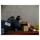 Misc Contents on top of Metal Cabinet / Decoy