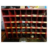 Metal Storage Cabinet with Content