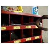 Metal Storage Cabinet with Content