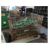 Large Metal Container with Air Hose