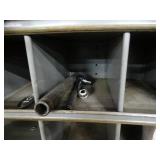 Open Face Metal Cabinet w/ Contents