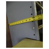 Open Face Metal Cabinet w/ Contents