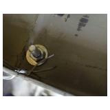 7ft Tall Metal Shelf with wood Drawers  Bolted Together - Bring tools to Separate