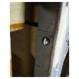 7ft Tall Metal Shelf with wood Drawers  Bolted Together - Bring tools to Separate