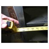 7ft Tall Metal Shelf with wood Drawers