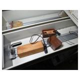 Shallow Drawer File Cabinet w/ Contents