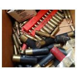 Mixed Box Lot of Ammo / 2  Soft Gun Cases