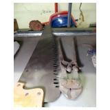 Long Single Handle Saw and Bolt Cutter