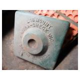 Square Vibra Check L16 Machine Mounts - Clamp and Hinges