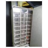 2 Plastic Fastener / Craft Organizer