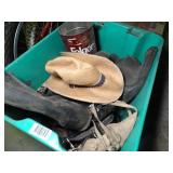 Boots - Hat and Horse Bridle