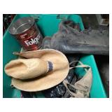 Boots - Hat and Horse Bridle