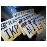 Old Kansas License Plates