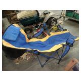 Adult Folding Chair w/ foot rest