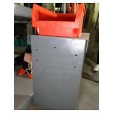 Nice Solid Built Metal Table and Bin