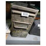 Ammo Can Missing Lid w/ Misc Metal Contents