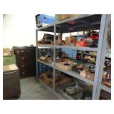 Large Hefty Metal Shelf Unit - Roughly 9Ft x 5ft x 7ft - Must be Picked up on Last Day of Pick up Only!