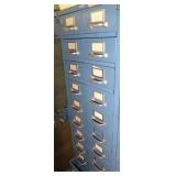 Blue Cole Metal 10 Drawer File Cabinet