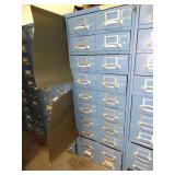 Blue Cole Metal 10 Drawer File Cabinet