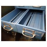 Blue Cole Metal 10 Drawer File Cabinet
