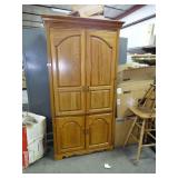 Quality 7Ft Tall Wood Entertainment Center