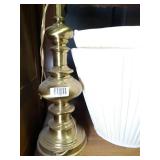 2 Tall Gold Table Lamps