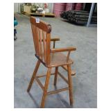 Small Kids Wood High-Chair