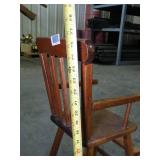 Small Kids Wood High-Chair