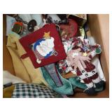 Large Box of Home Decor - Some Seasonal