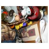 Large Box of Home Decor - Some Seasonal