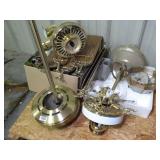 Large Lot of Misc Ceiling Fan Parts Lot