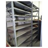 6Ft wide x 7Ft Tall  x18inches Deep // Nice Sturdy Metal Shelving