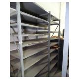 6Ft wide x 7Ft Tall  x18inches Deep // Nice Sturdy Metal Shelving